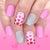 12 Sizes-24 Pcs Press On Nails C1457