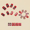 12 Sizes-24 Pcs Press On Nails Y1595