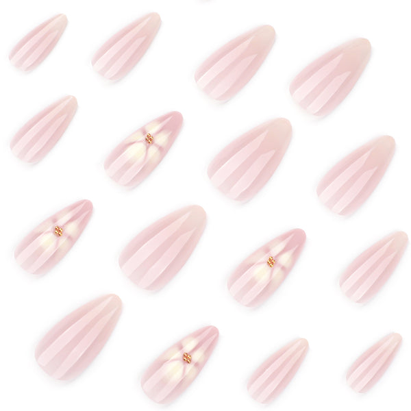 12 Sizes-24 Pcs Press On Nails JP3943
