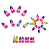 12 Sizes-24 Pcs Press On Nails Y1930