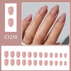 12 Sizes-24 Pcs Press On Nails C1210