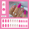 12 Sizes-24 Pcs Press On Nails W366