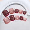 12 Sizes-24 Pcs Press On Nails F164
