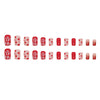 12 Sizes-24 Pcs Press On Nails W1341