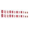 12 Sizes-24 Pcs Press On Nails W1341