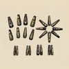 12 Sizes-24 Pcs Press On Nails Y1538