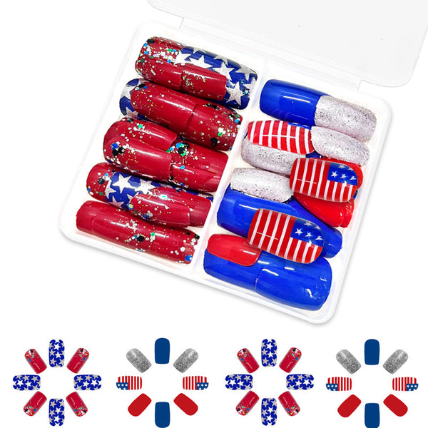 48 Pcs Press On Nails Idday-10-48pcs