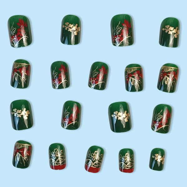 Glossy Medium Press on Nails