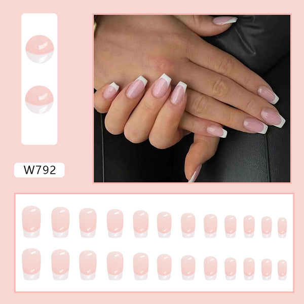 12 Sizes-24 Pcs Press On Nails W792