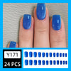 12 Sizes-24 Pcs Press On Nails Y171