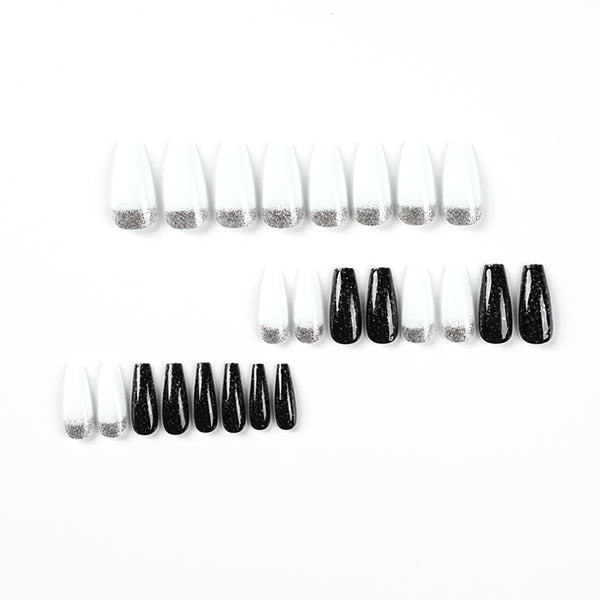 12 Sizes-24 Pcs Press On Nails JP2222