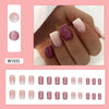 12 Sizes-24 Pcs Press On Nails W1035