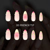12 Sizes-24 Pcs Press On Nails C1337