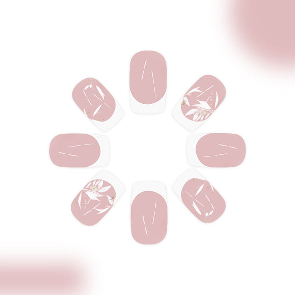12 Sizes-24 Pcs Press On Nails C648