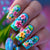 12 Sizes-24 Pcs Press On Nails Y1402