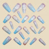 12 Sizes-24 Pcs Press On Nails Y1588