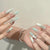 12 Sizes-24 Pcs Press On Nails MY067
