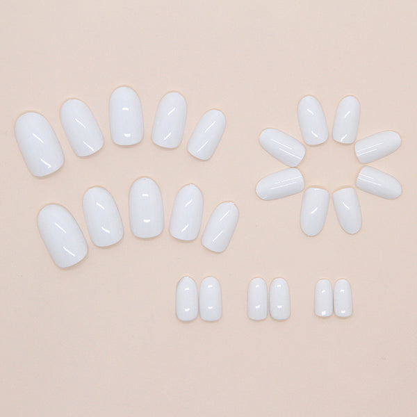12 Sizes-24 Pcs Press On Nails CF061