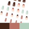 12 Sizes-24 Pcs Press On Nails JP2017