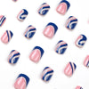 12 Sizes-24 Pcs Press On Nails JP1854