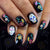 12 Sizes-24 Pcs Press On Nails C1123