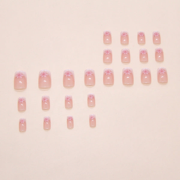 12 Sizes-24 Pcs Press On Nails W2055