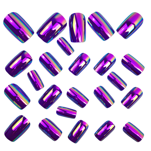 12 Sizes-24 Pcs Press On Nails Y1653