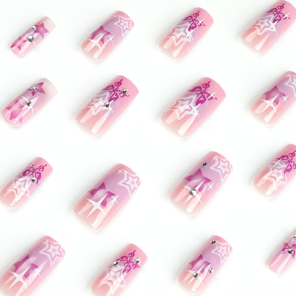 12 Sizes-24 Pcs Press On Nails JP2481