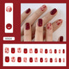 12 Sizes-24 Pcs Press On Nails R904