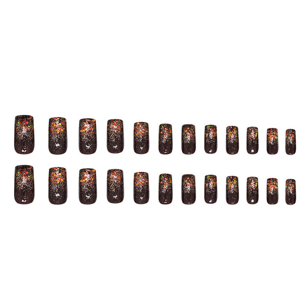 12 Sizes-24 Pcs Press On Nails W1866
