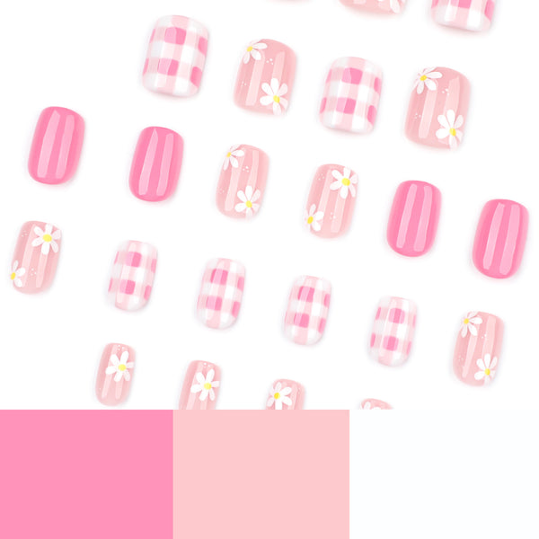 12 Sizes-24 Pcs Press On Nails JP3899