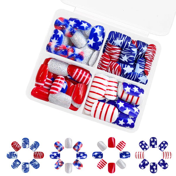 96 Pcs Press On Nails Idday-4-96pcs