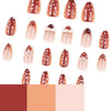 12 Sizes-24 Pcs Press On Nails JP4002