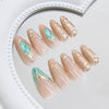 12 Sizes-24 Pcs Press On Nails Z1093