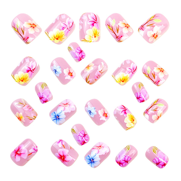 12 Sizes-24 Pcs Press On Nails Y1782