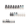 12 Sizes-24 Pcs Press On Nails GN016