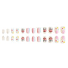 12 Sizes-24 Pcs Press On Nails C221