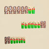 12 Sizes-24 Pcs Press On Nails Y980