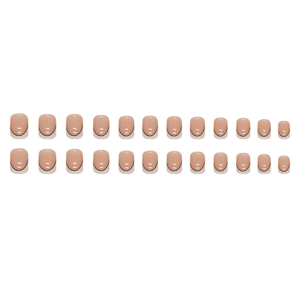 12 Sizes-24 Pcs Press On Nails W1347