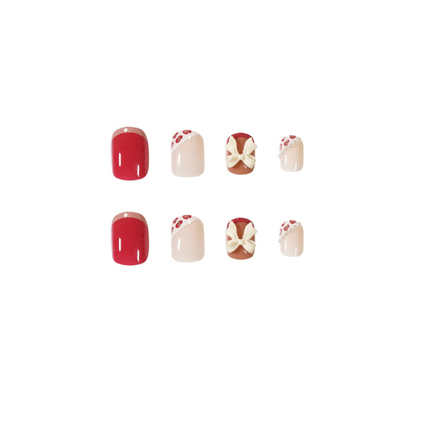 12 Sizes-24 Pcs Press On Nails JP1316