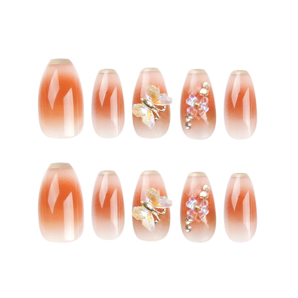 12 Sizes-24 Pcs Press On Nails JP2969