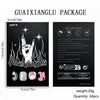12 Sizes-24 Pcs Press On Nails C1274
