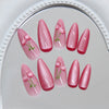 12 Sizes-24 Pcs Press On Nails W2116
