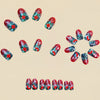 12 Sizes-24 Pcs Press On Nails Y1374