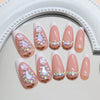 12 Sizes-24 Pcs Press On Nails Z1021