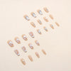 12 Sizes-24 Pcs Press On Nails Z522
