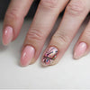 12 Sizes-24 Pcs Press On Nails C1011