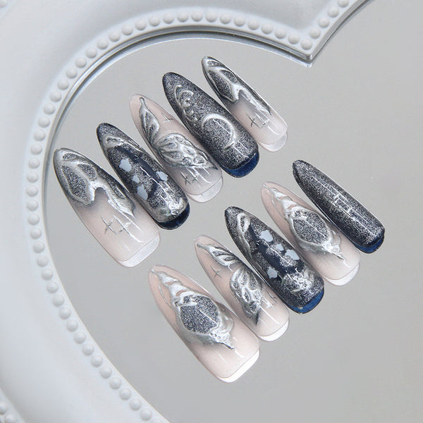 30 Pcs Press On Nails W2115