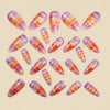 12 Sizes-24 Pcs Press On Nails Y1658