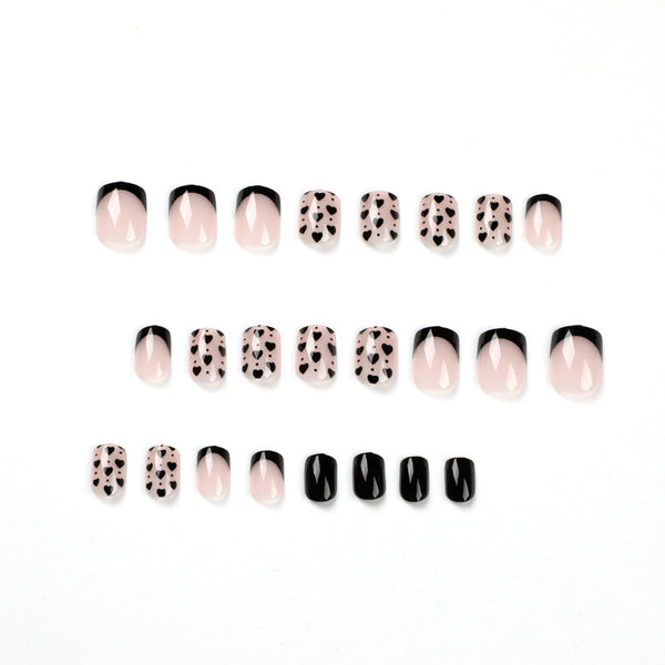 12 Sizes-24 Pcs Press On Nails JP1835